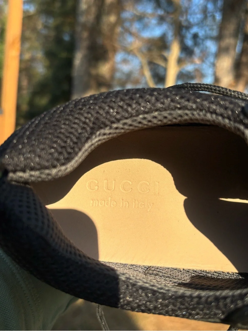 Gucci Black Flashtrek Sneakers
